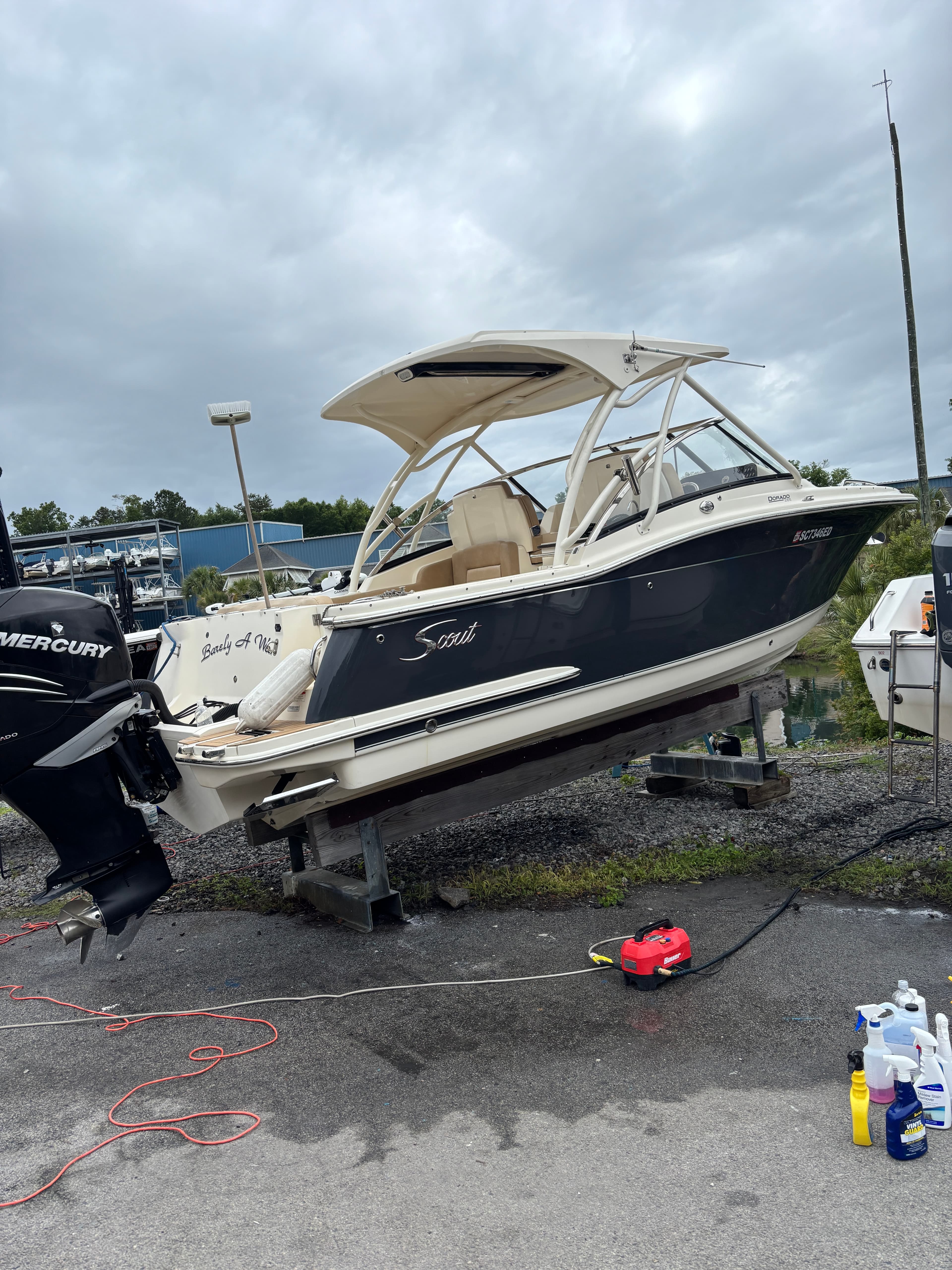 Scout Dorado hull detail