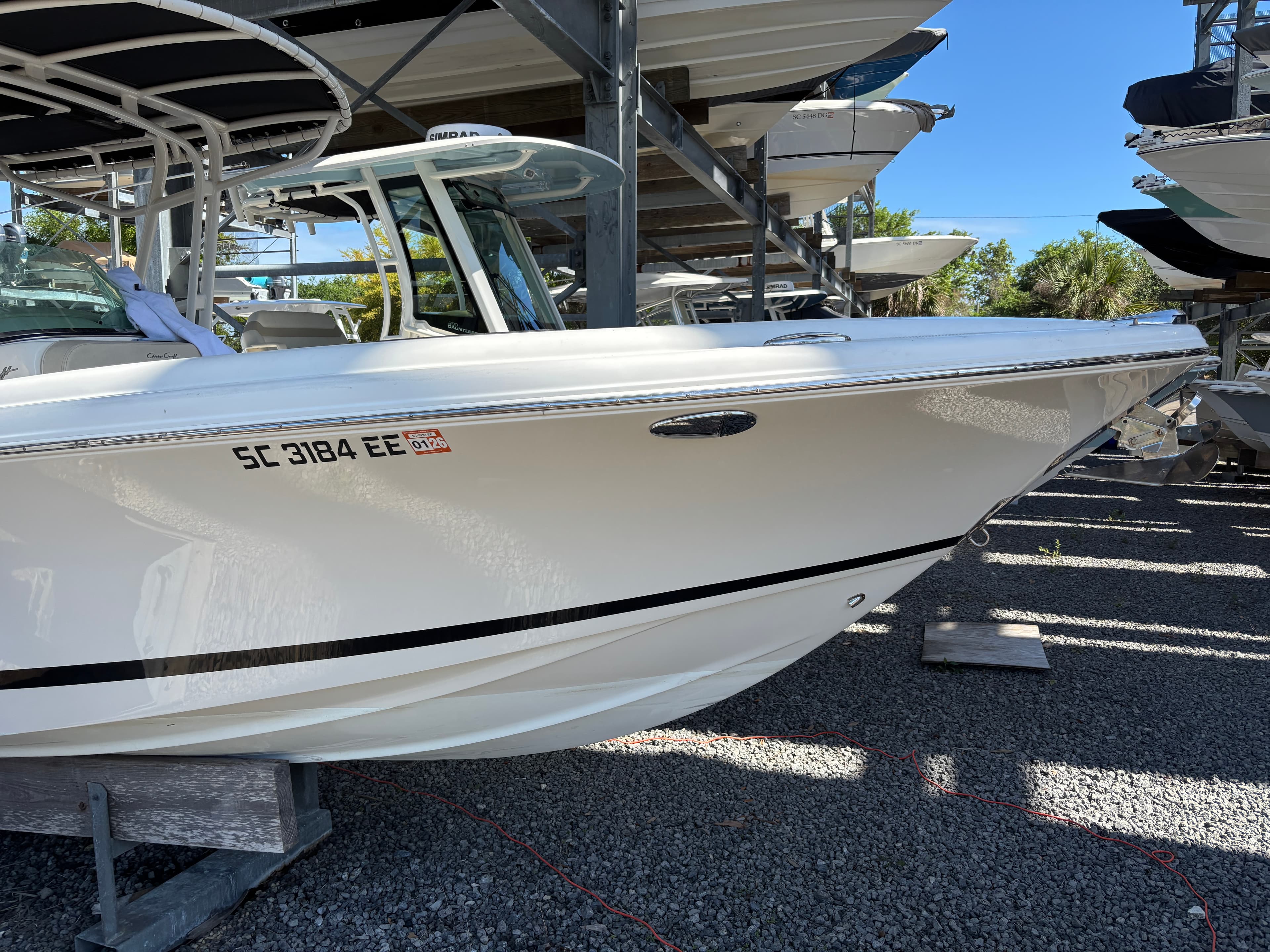 Chris-Craft hull restoration